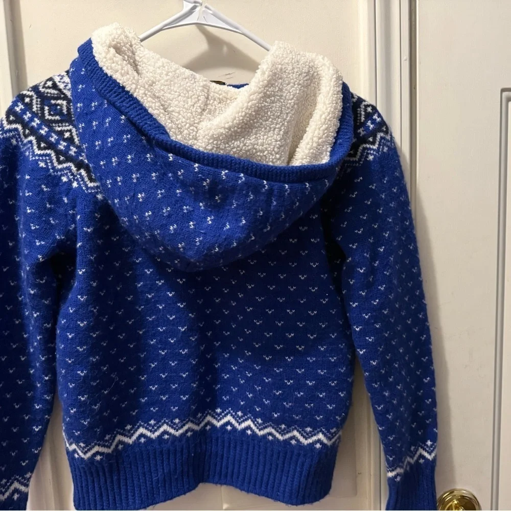 Ralph Lauren Fair Isle Cotton-Blend Hooded Sweater